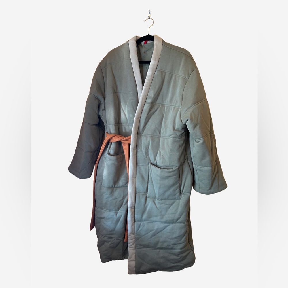 OFFHOURS Comforter Robe in Sage Green